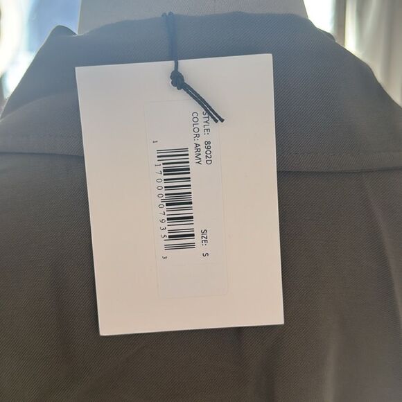 Deluc Basquiat Dress in Army Green - Picture 5 of 5